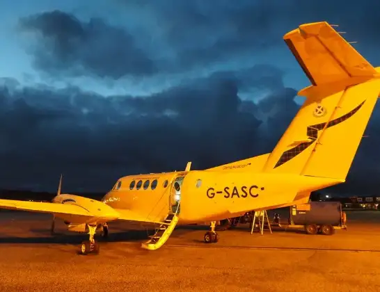 Photo of helicopter: G-SASC