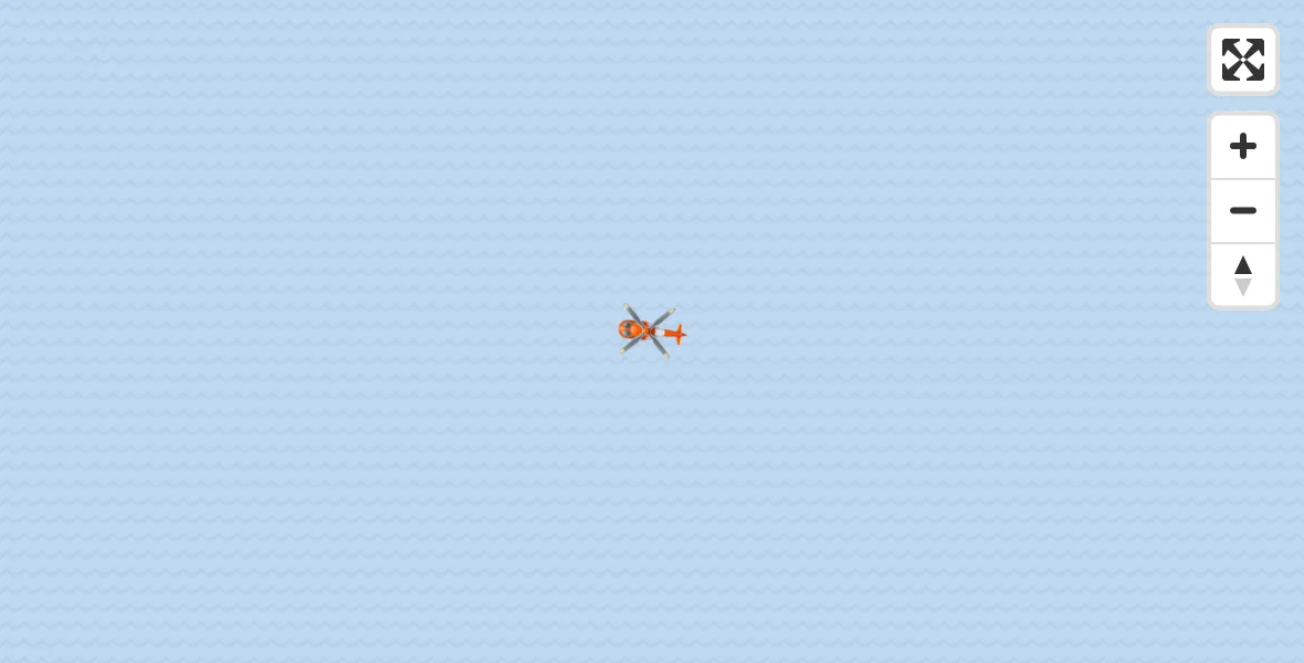 Flight route map: Coastguard Helicopter to Irish Sea, Irish Sea