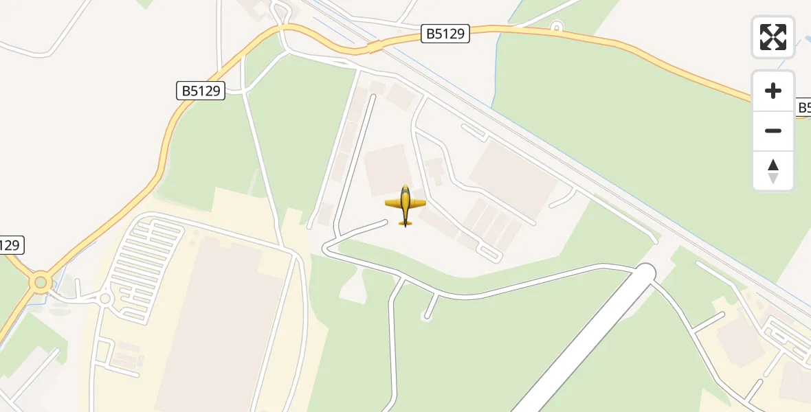 Flight route map: Police Aircraft to Hawarden Airport