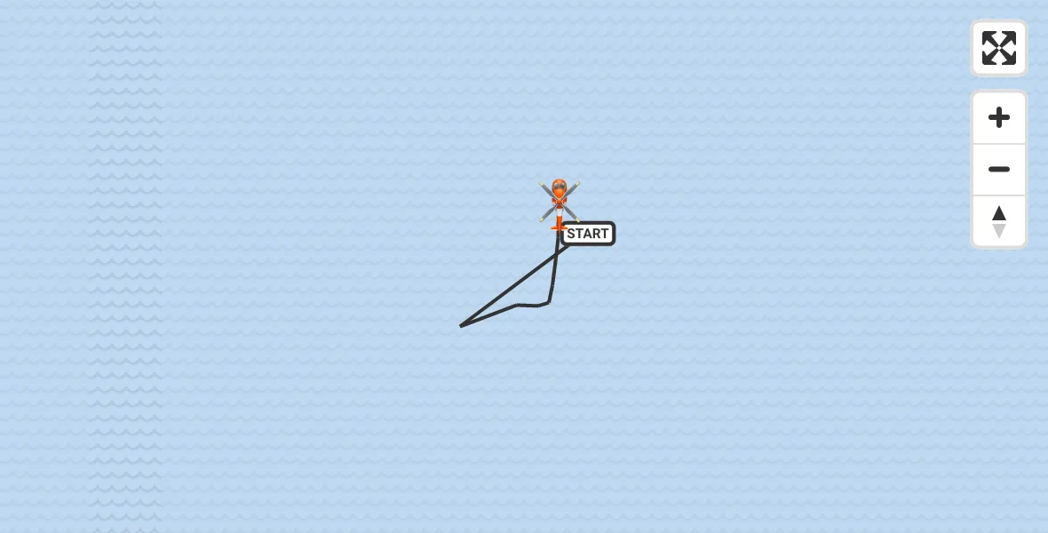 Routekaart van de vlucht: Coastguard Helicopter to Inner Seas