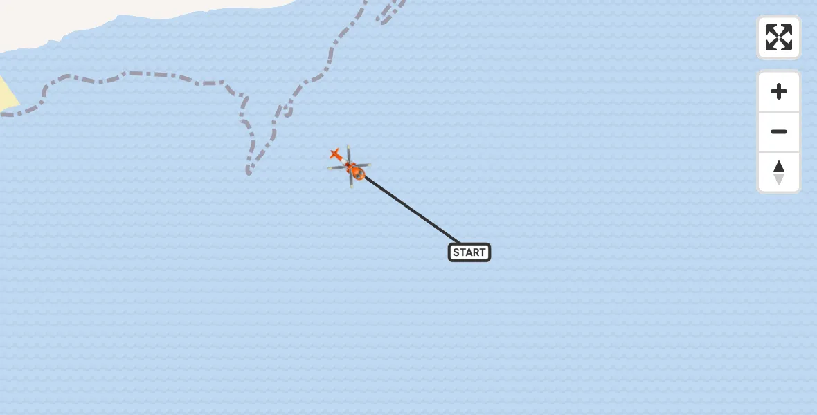 Flight route map:  to Eastbourne, Beachy Head Road