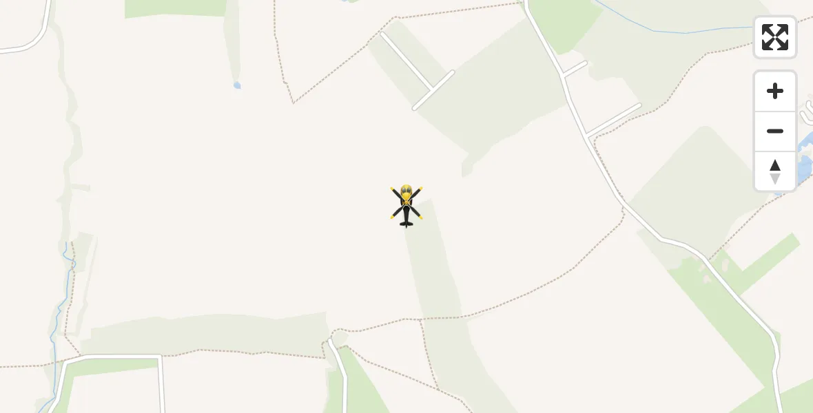 Flight route map:  to Toot Hill, Berwick Lane