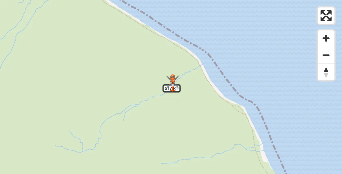 Flight path map showing Coastguard Helicopter route from Inner Seas to Inner Seas