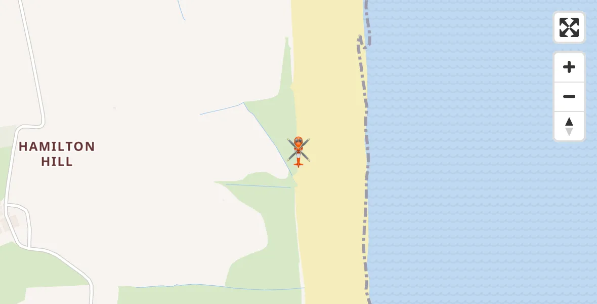 Routekaart van de vlucht:  to Barmston, Barmston