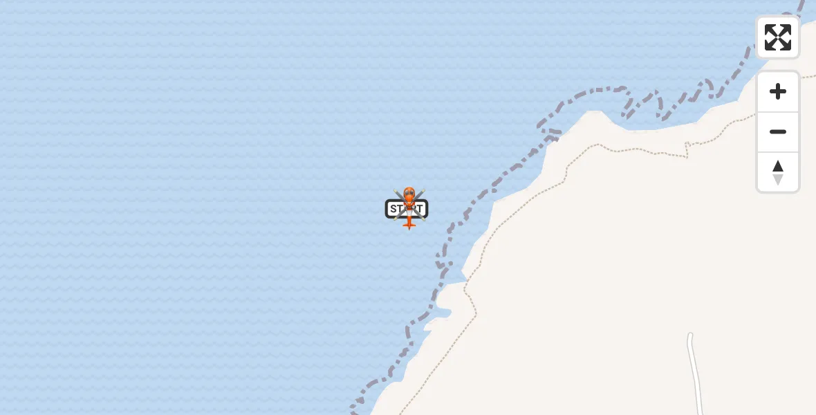 Flight route map: Coastguard Helicopter to Tudweiliog, Tudweiliog