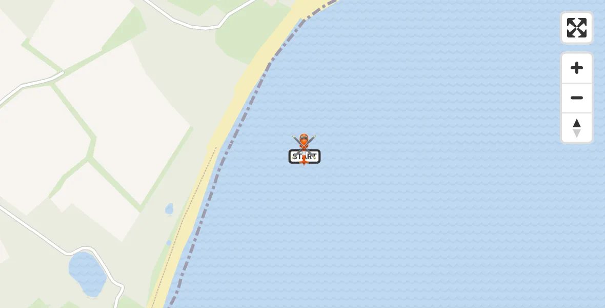 Flight route map: Coastguard Helicopter to Calshot, Stanswood Road