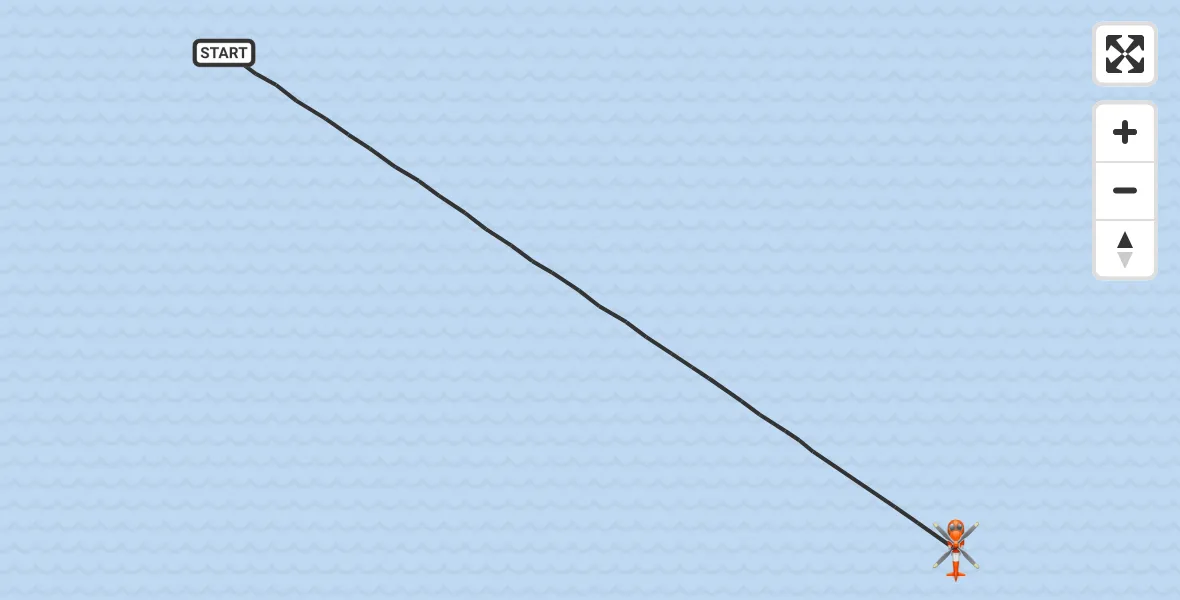 Routekaart van de vlucht: Coastguard Helicopter to English Channel, English Channel