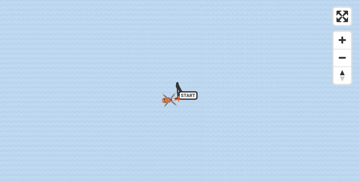 Flight route map: Coastguard Helicopter to Bristol Channel, Bristol Channel