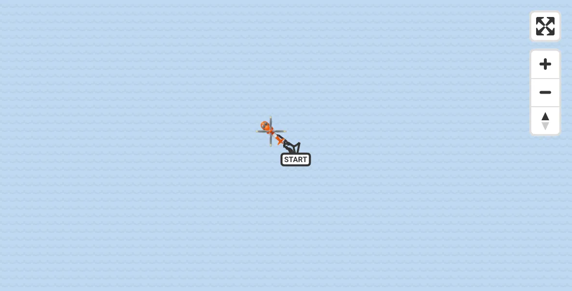 Flight route map: Coastguard Helicopter to North Sea, North Sea