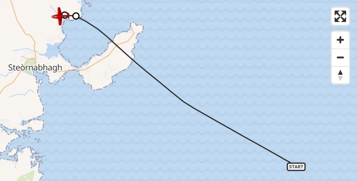 Routekaart van de vlucht: Air Ambulance Aircraft to Col Uarach, Col Uarach