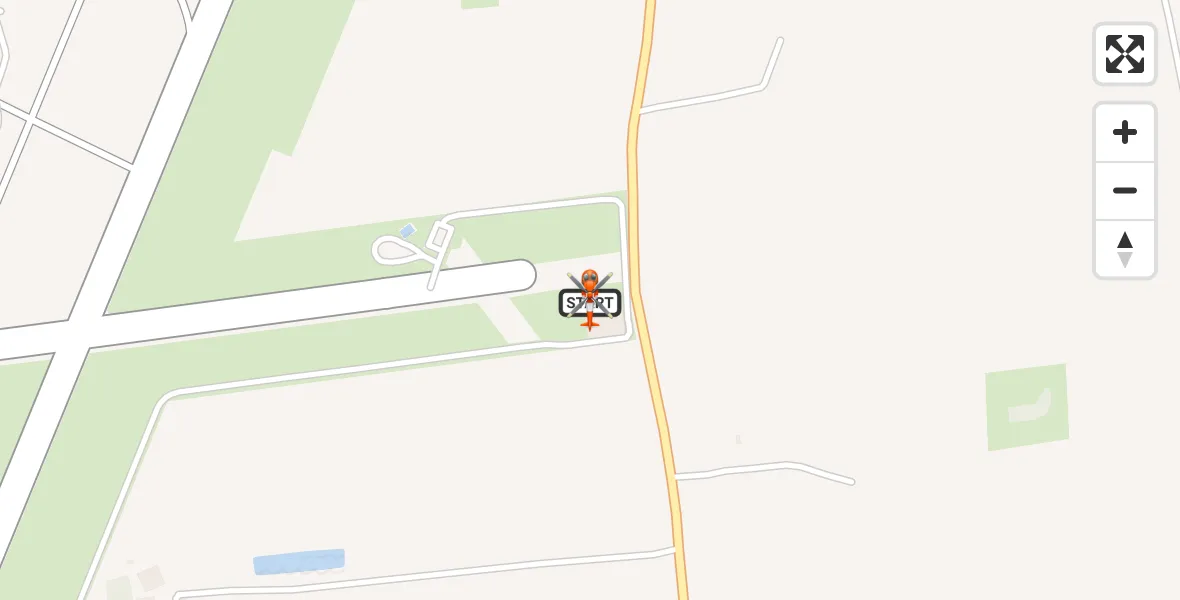 Flight path map showing Coastguard Helicopter route from Humberside Airport to Humberside Airport