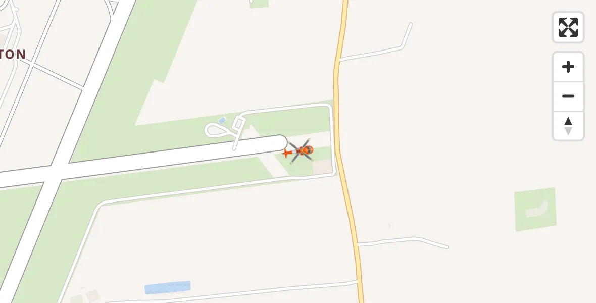 Flight route map: Coastguard Helicopter to Humberside Airport