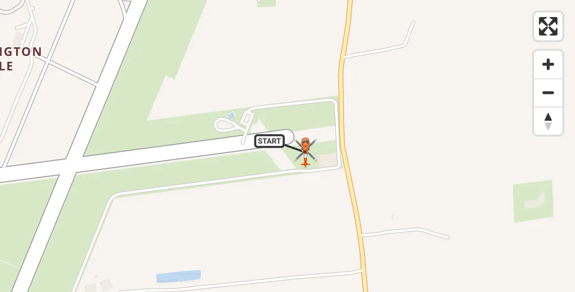 Routekaart van de vlucht: Coastguard Helicopter to Humberside Airport, Humberside Airport