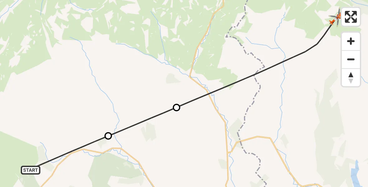 Routekaart van de vlucht: Coastguard Helicopter to Spittal of Glenshee