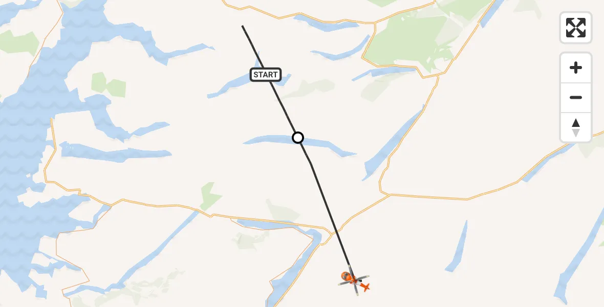 Routekaart van de vlucht: Coastguard Helicopter to Loch Arkaig