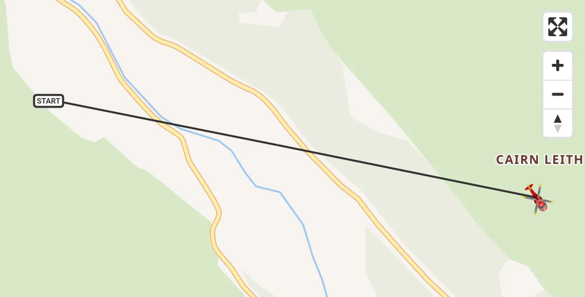 Routekaart van de vlucht: Air Ambulance Helicopter to Prosen Village, Prosen Village