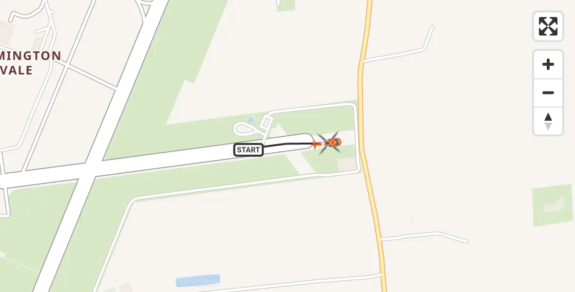 Flight route map:  to Humberside Airport, Humberside Airport