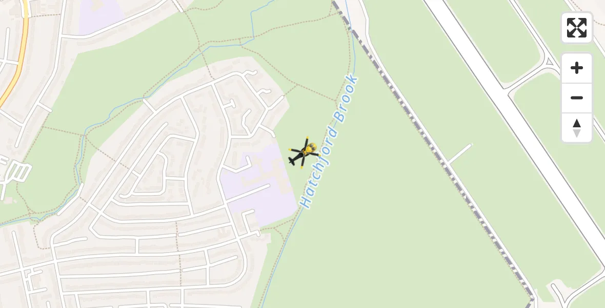 Routekaart van de vlucht: Police Helicopter to Birmingham Airport