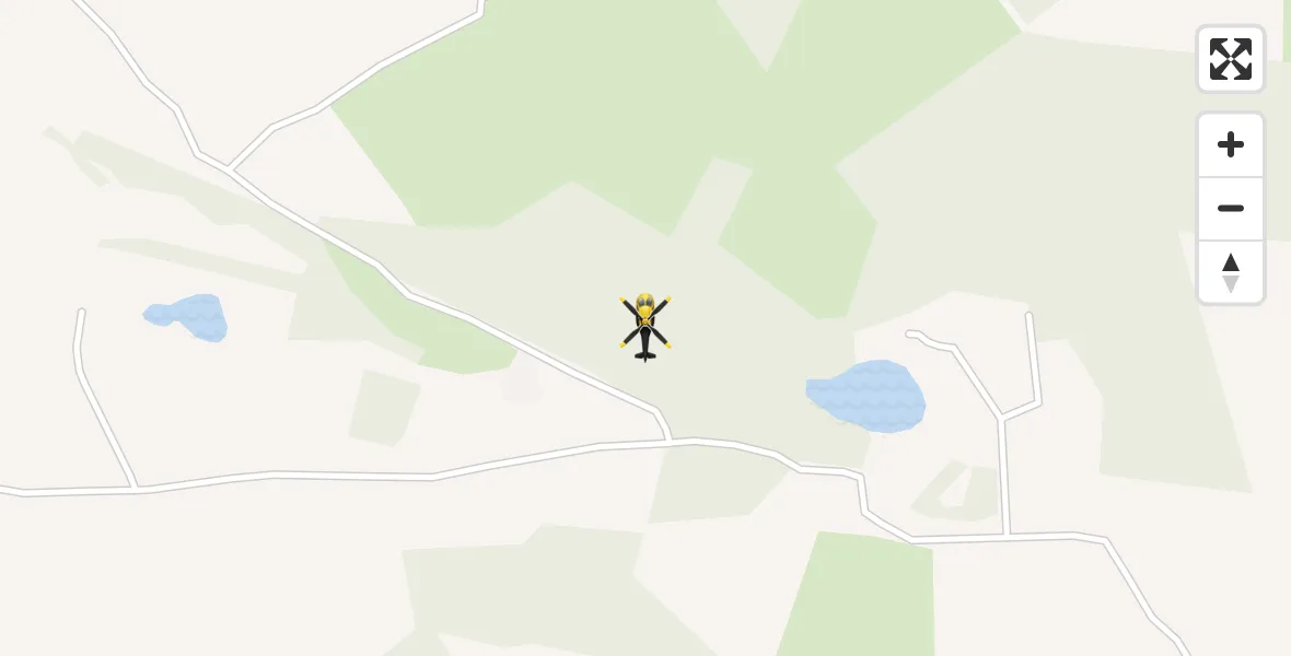 Routekaart van de vlucht: Police Helicopter to Langbank, Netherton Road