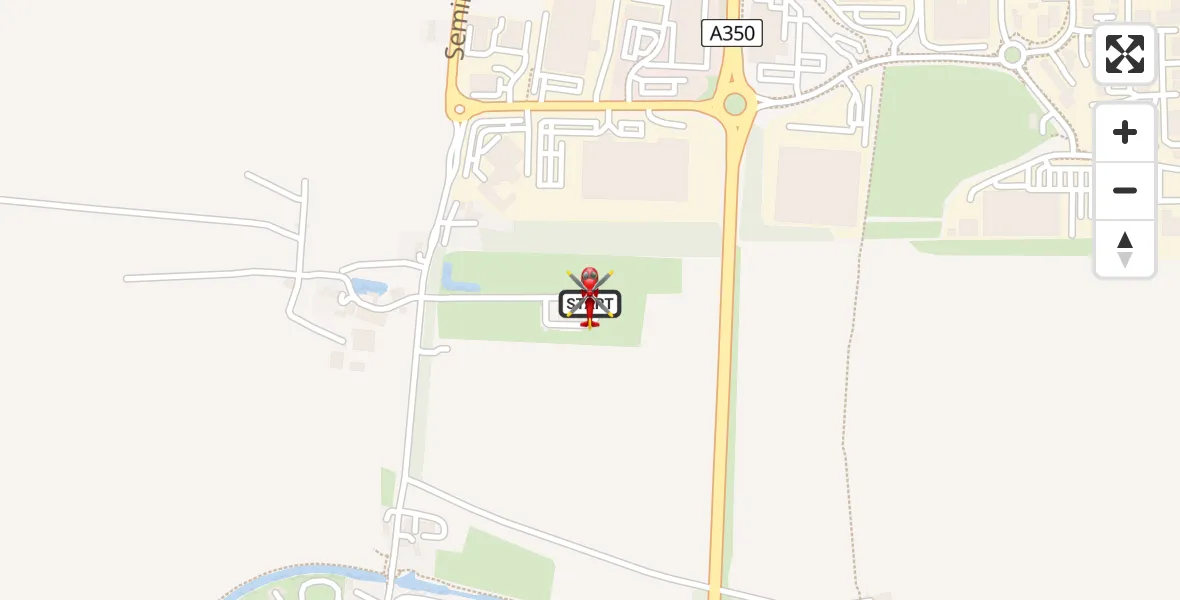 Routekaart van de vlucht: Air Ambulance Helicopter to Wiltshire Air Ambulance, Wiltshire Air Ambulance