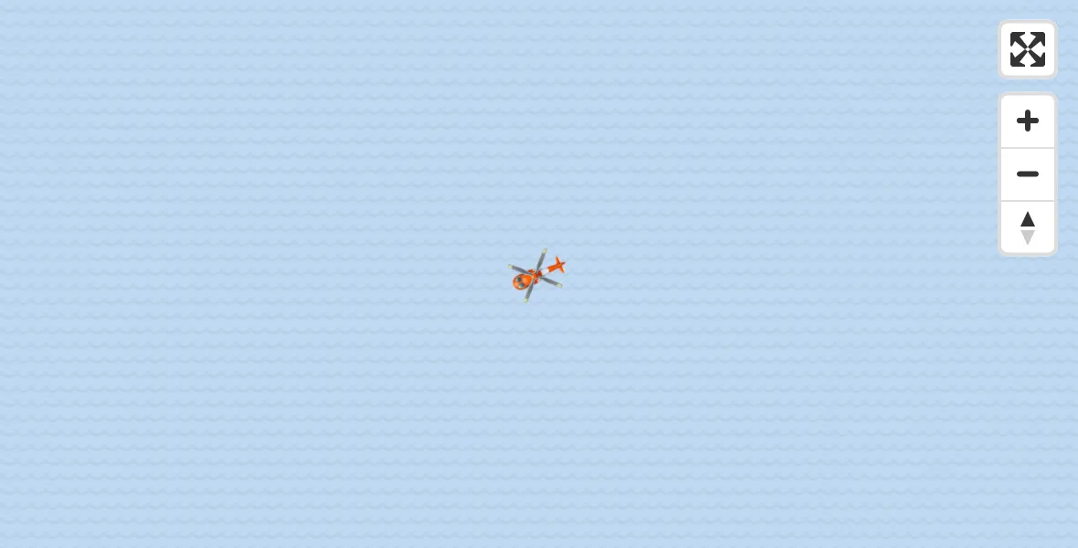 Flight path map showing Coastguard Helicopter route from Inner Seas to Inner Seas