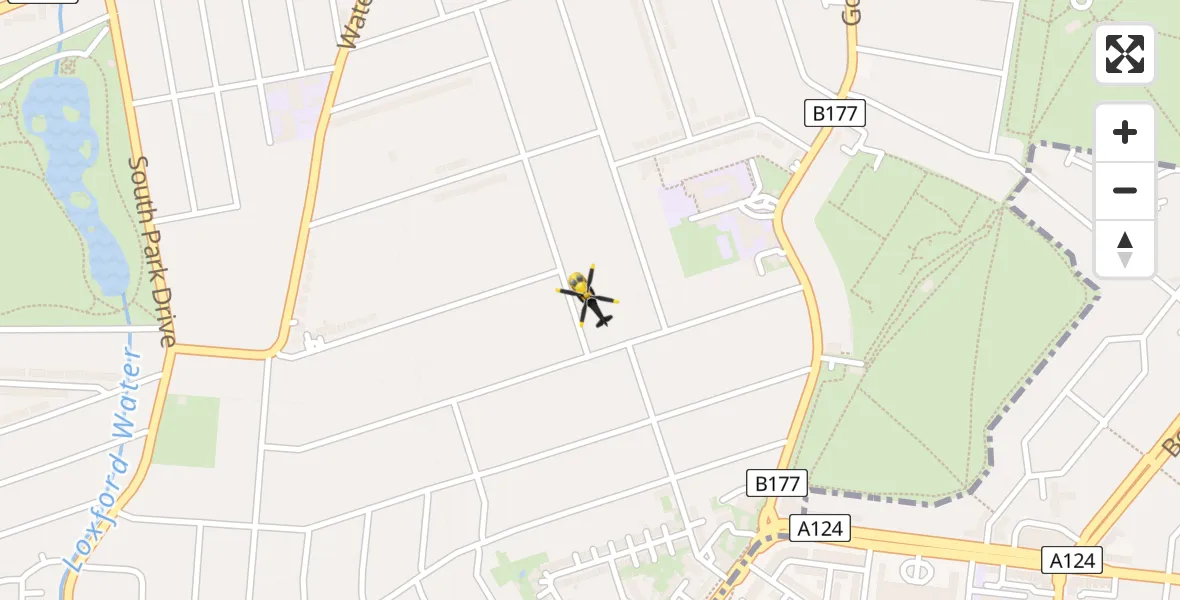 Flight route Police Helicopter London Borough of Redbridge - London Borough of Redbridge, 03 March 2026, 00:36