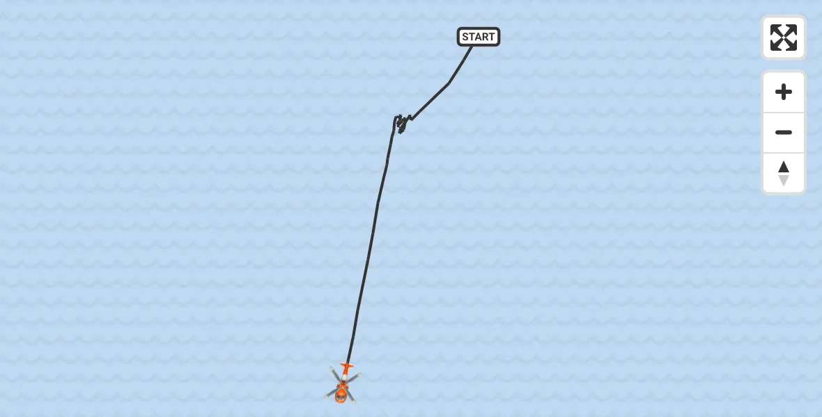 Flight path map showing Coastguard Helicopter route from Inner Seas to Inner Seas