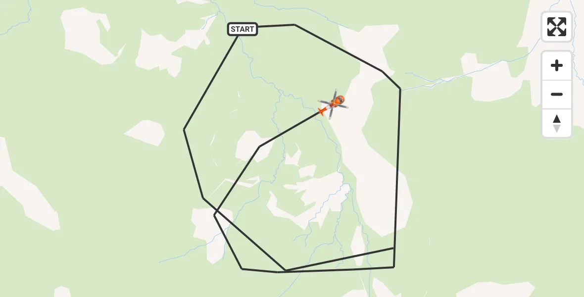 Routekaart van de vlucht: Coastguard Helicopter to Crathie