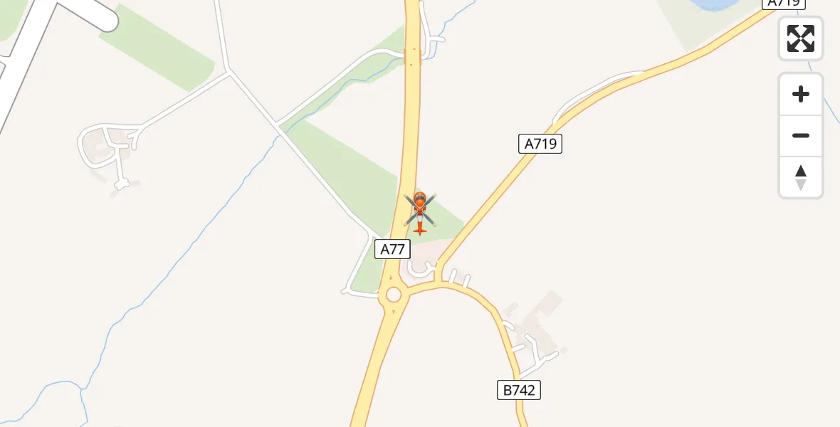 Routekaart van de vlucht: Coastguard Helicopter to Glasgow Prestwick Airport