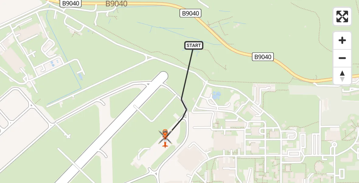Flight path map showing Coastguard Helicopter route from RAF Lossiemouth to RAF Lossiemouth