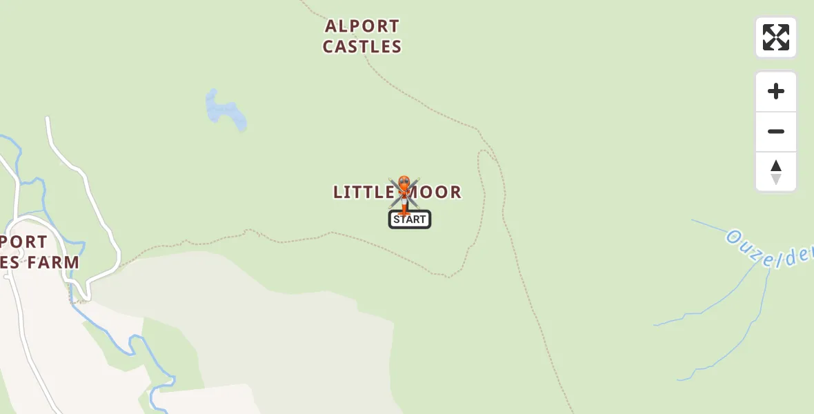 Routekaart van de vlucht: Coastguard Helicopter to High Peak, Snake Road