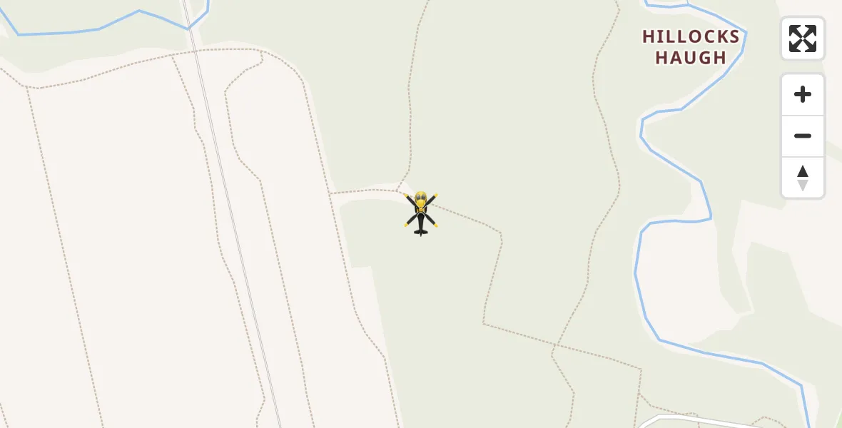 Routekaart van de vlucht: Police Helicopter to Dalziel Estate