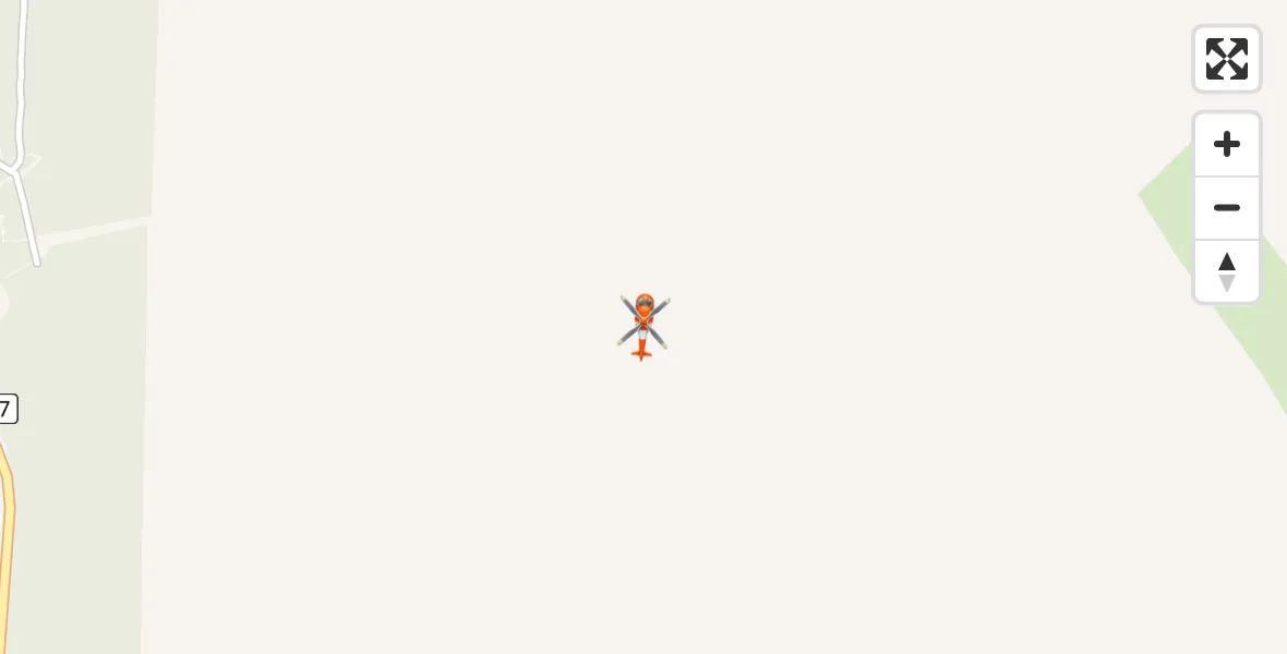 Flight path map showing Coastguard Helicopter route from Ferness to Ferness