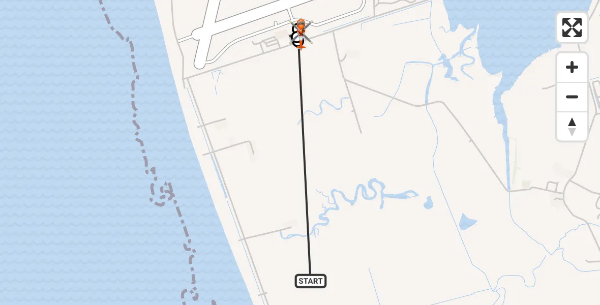 Routekaart van de vlucht: Coastguard Helicopter to Caernarfon Airport