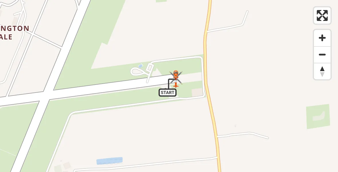 Flight path map showing Coastguard Helicopter route from Humberside Airport to Humberside Airport