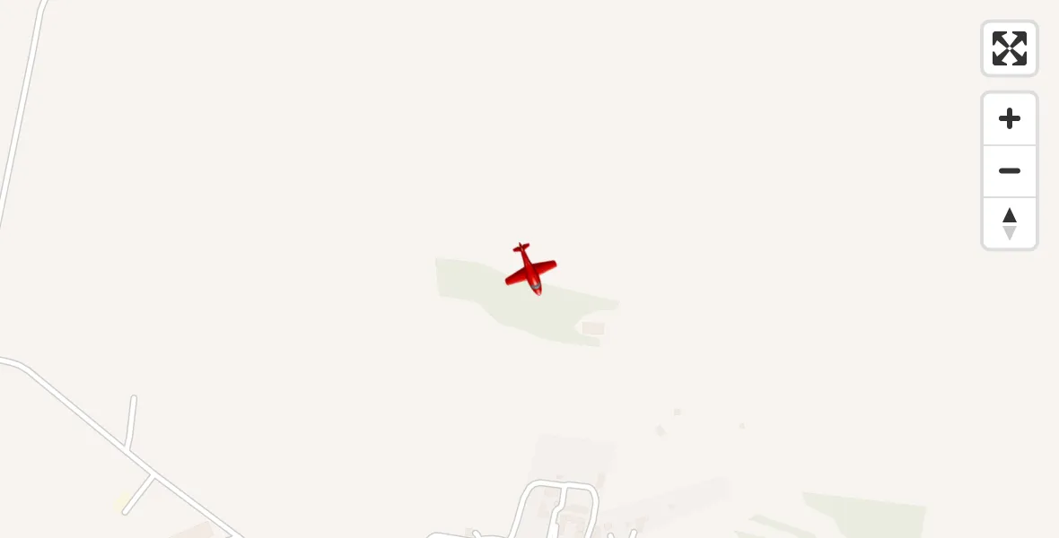 Flight path map showing Air Ambulance Aircraft route from Inverurie to Inverurie