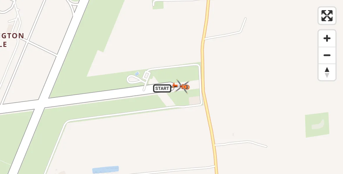 Flight route Coastguard Helicopter Humberside Airport - Humberside Airport, 26 March 2026, 19:45