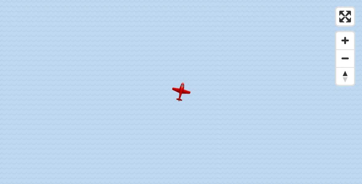 Flight path map showing Air Ambulance Aircraft route from North Sea to North Sea