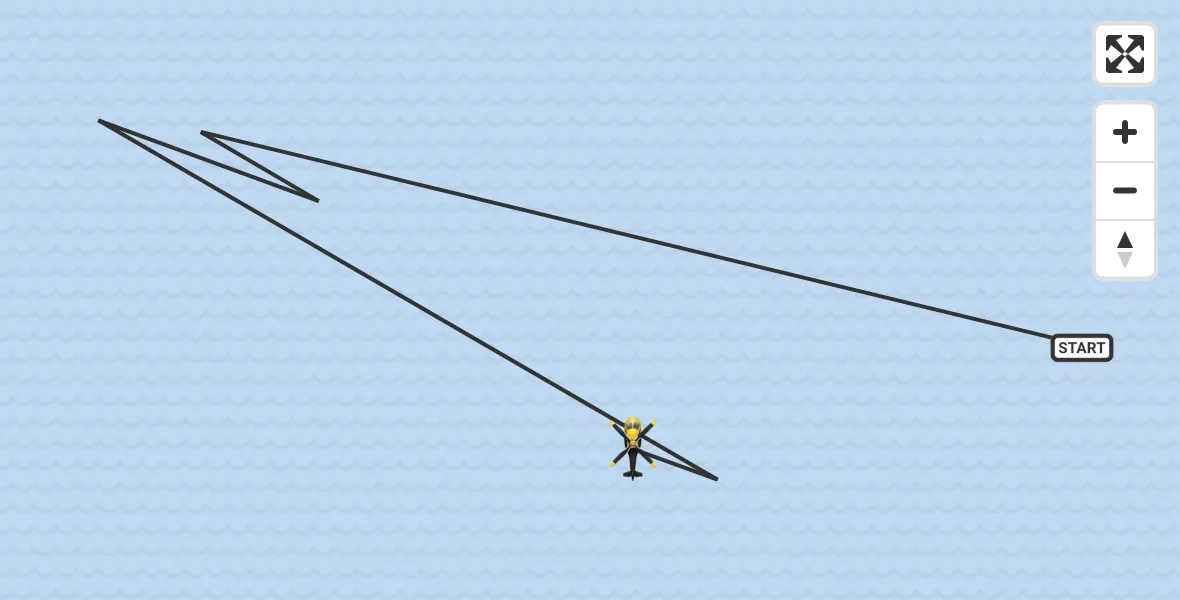 Flight path map showing Police Helicopter route from Bristol Channel to Bristol Channel