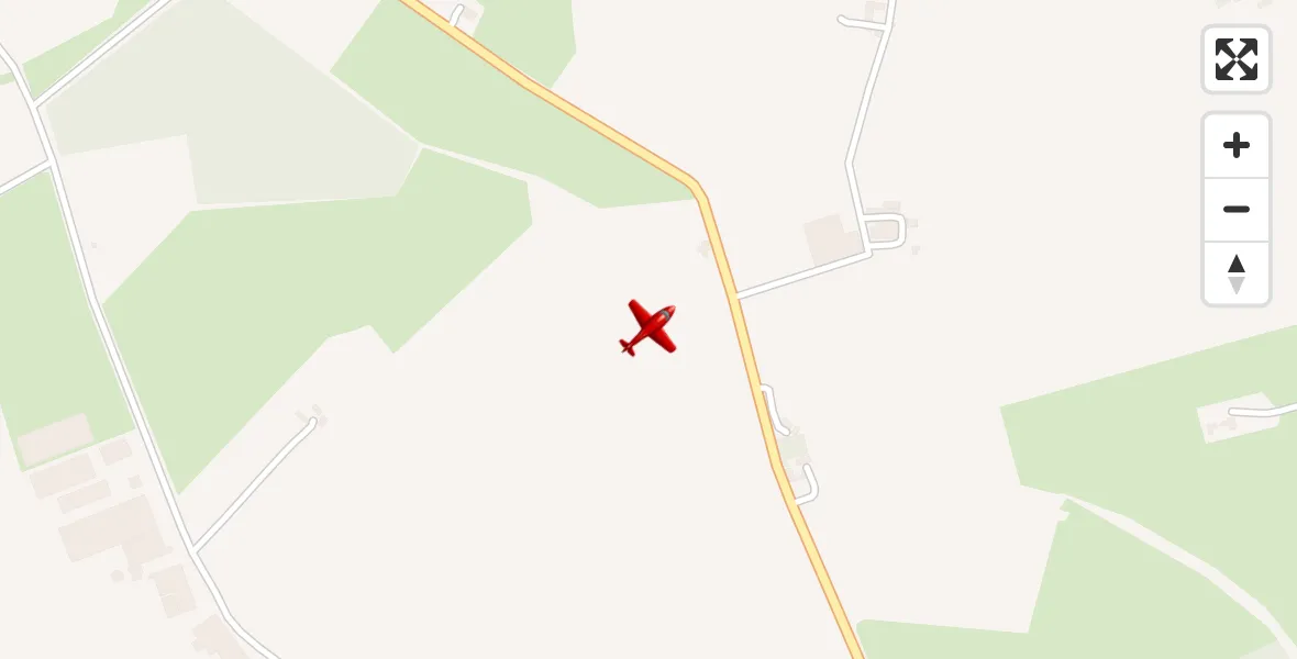 Routekaart van de vlucht: Air Ambulance Aircraft to New Pitsligo