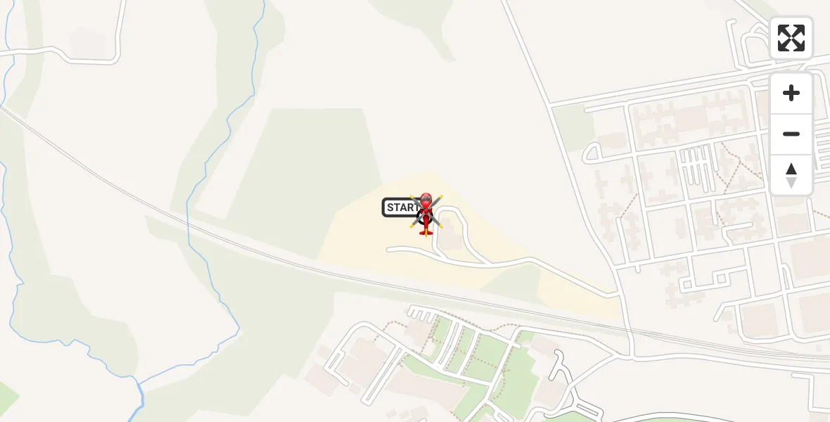 Routekaart van de vlucht: Air Ambulance Helicopter to Cosford, Airbase Avenue