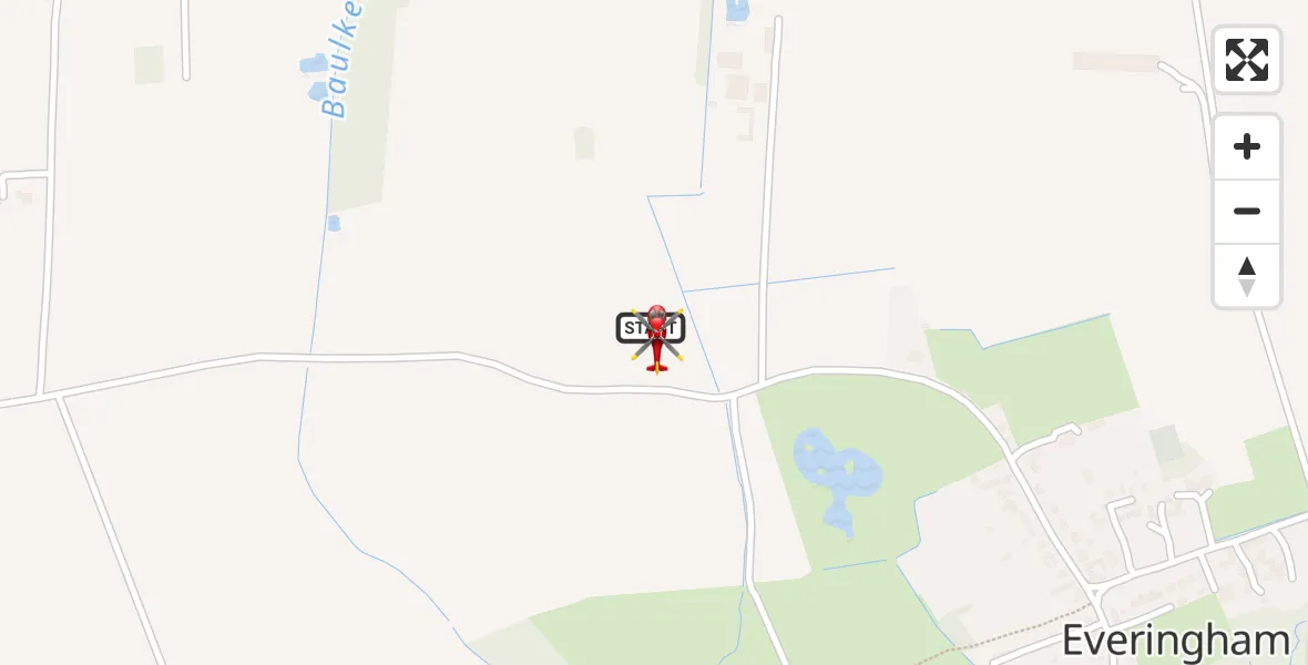 Flight path map showing Air Ambulance Helicopter route from Melbourne to Melbourne