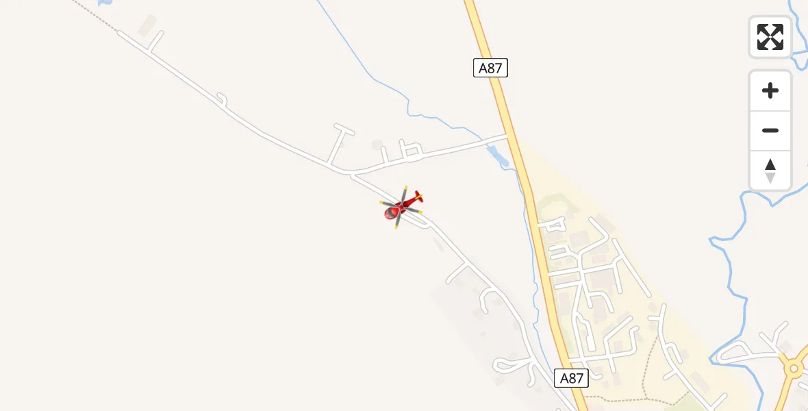 Routekaart van de vlucht: Air Ambulance Helicopter to Portree Community Helipad