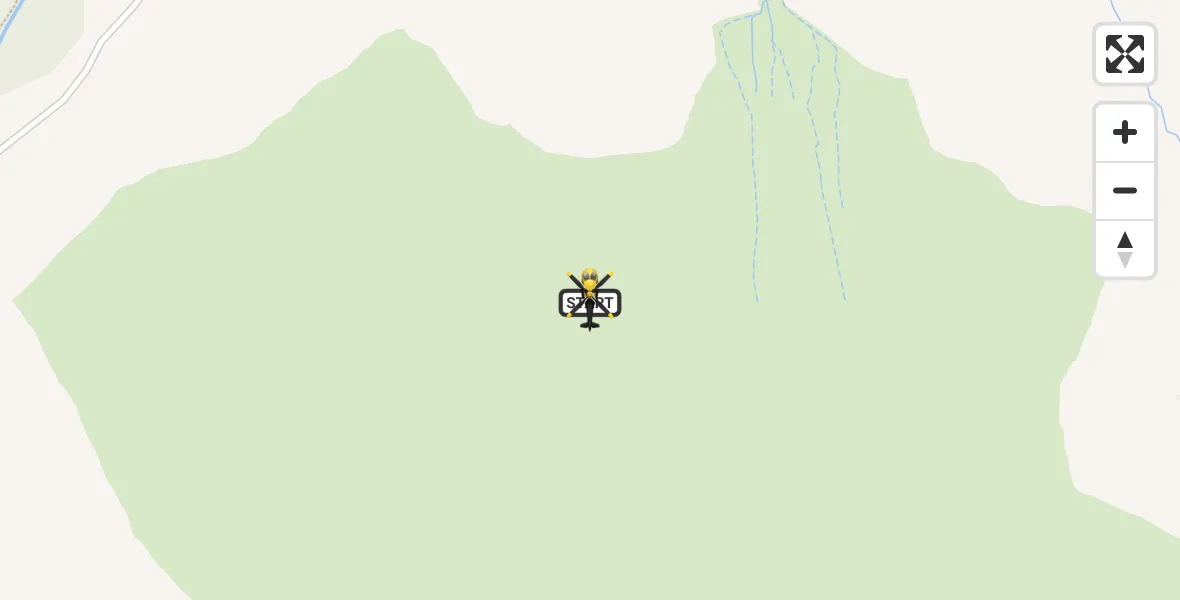 Flight path map showing Police Helicopter route from West Devon to West Devon