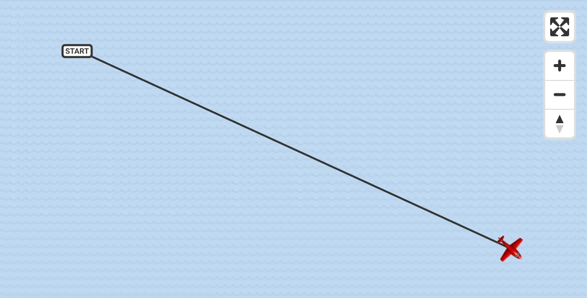 Flight path map showing Air Ambulance Aircraft route from Am Bac to Am Bac