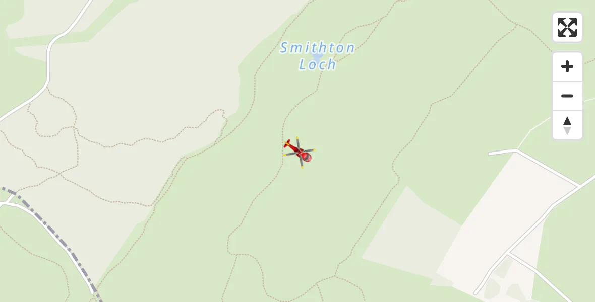 Routekaart van de vlucht: Air Ambulance Helicopter to Piperdam, A923