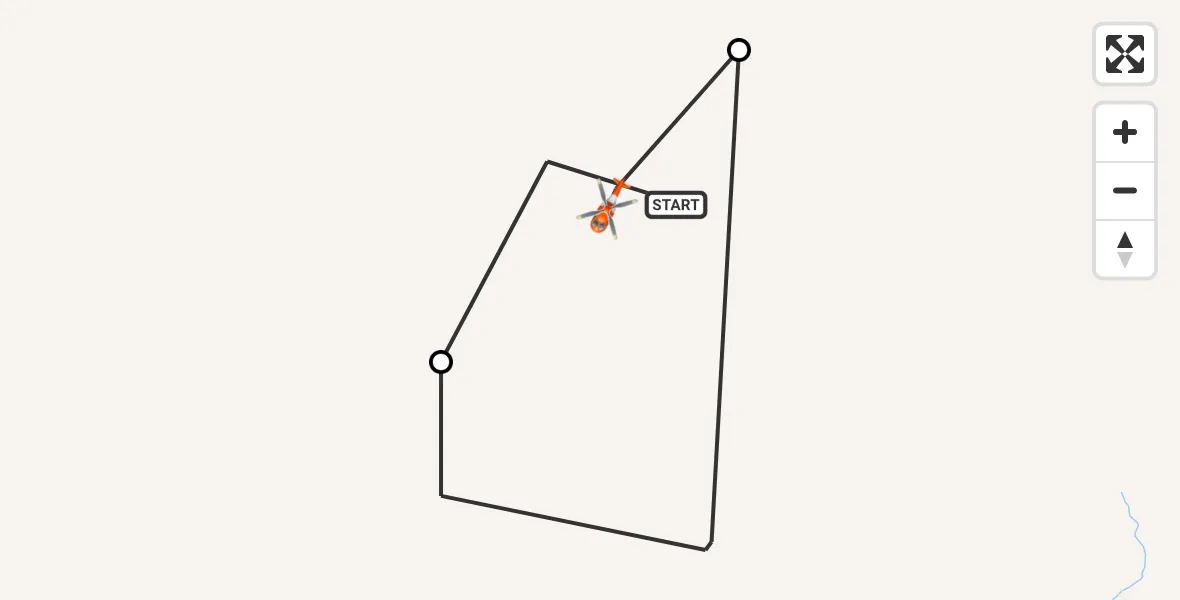 Routekaart van de vlucht: Coastguard Helicopter to Leachd an Uillt Riabhaich