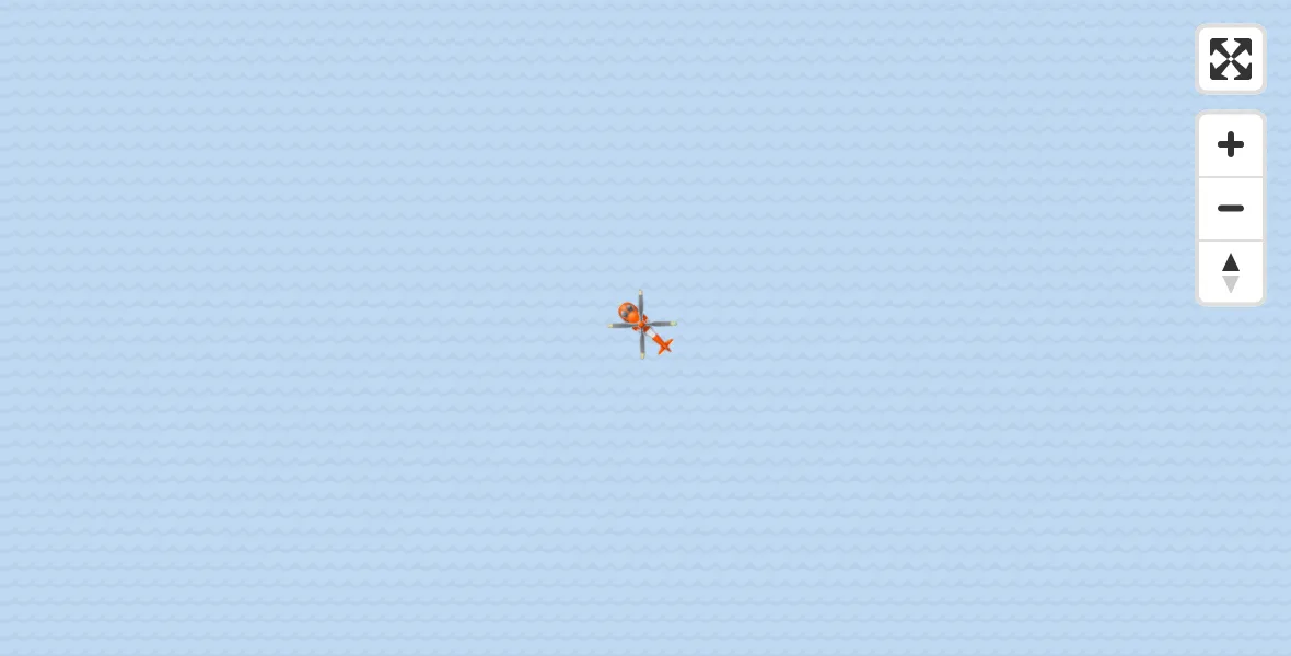 Flight path map showing Coastguard Helicopter route from Irish Sea to Irish Sea