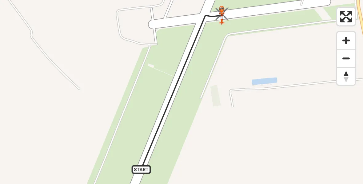 Flight path map showing Coastguard Helicopter route from Humberside Airport to Humberside Airport