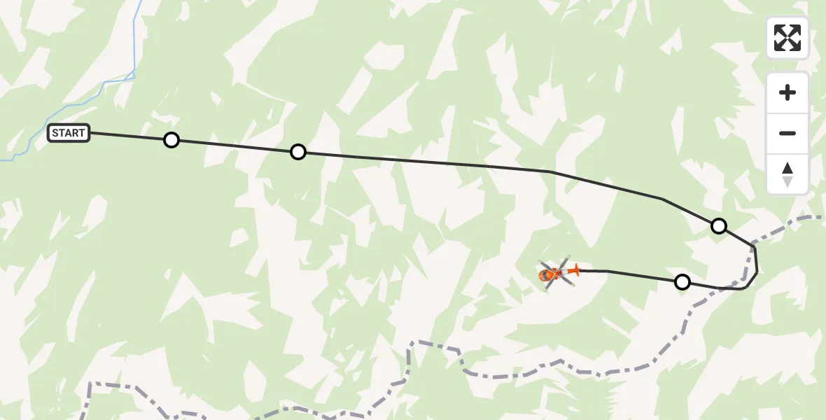 Routekaart van de vlucht: Coastguard Helicopter to Moray